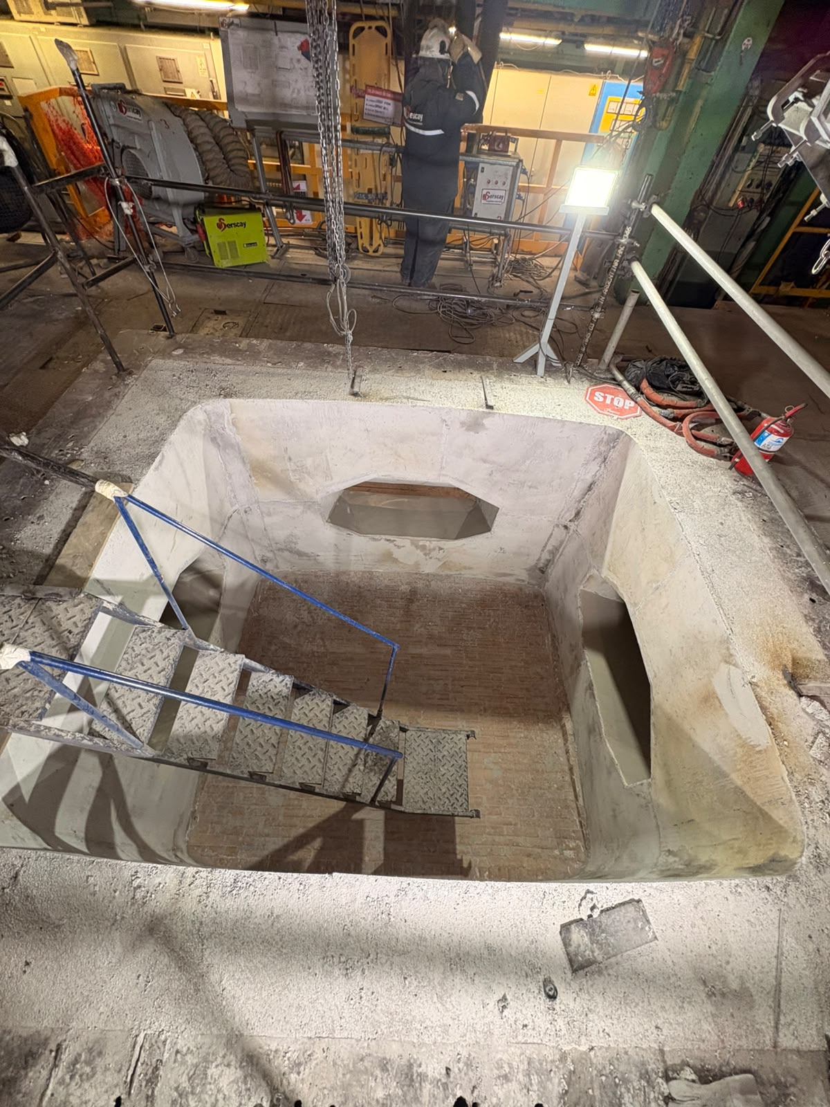 SERSCAY: Reconstrucción Pote de Cincalum en Canning, Buenos Aires